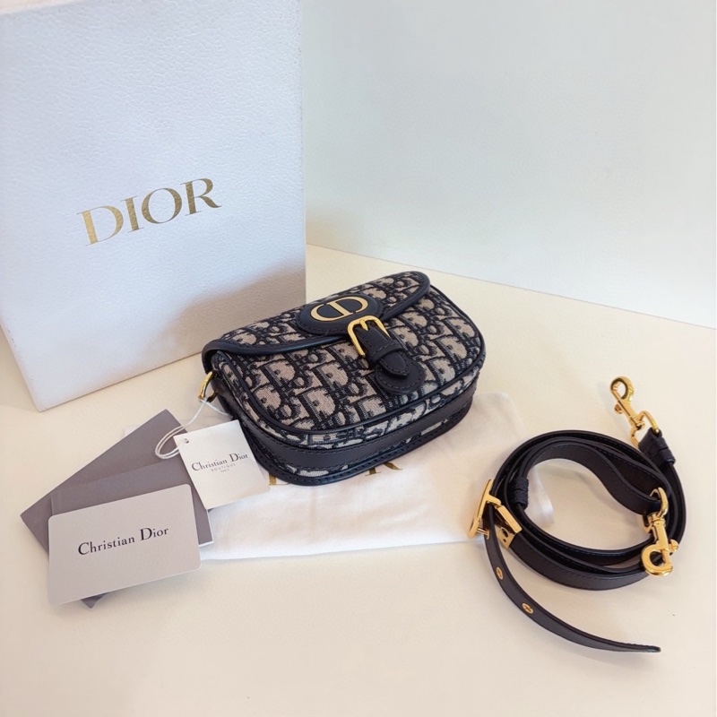 ✨Dior 99新閒置全套 只要專櫃半價❤️‍🔥老花Bobby 馬鞍包-9