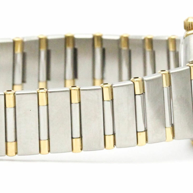 歐米茄星座系列鑽石18K金精鋼腕錶1367.10拋光款-7