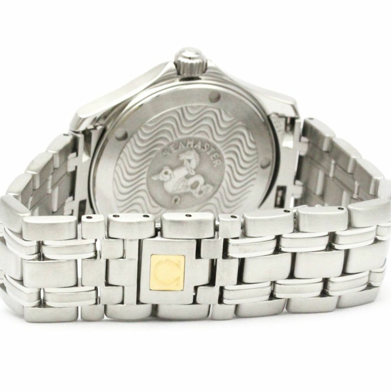 歐米茄海馬系列120米精鋼石英男士腕錶 2511.81 拋光款-4