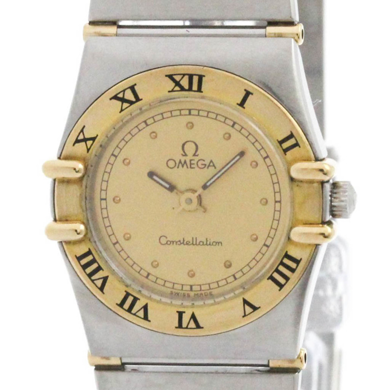 歐米茄星座系列18K金精鋼女錶795.1080拋光款-0