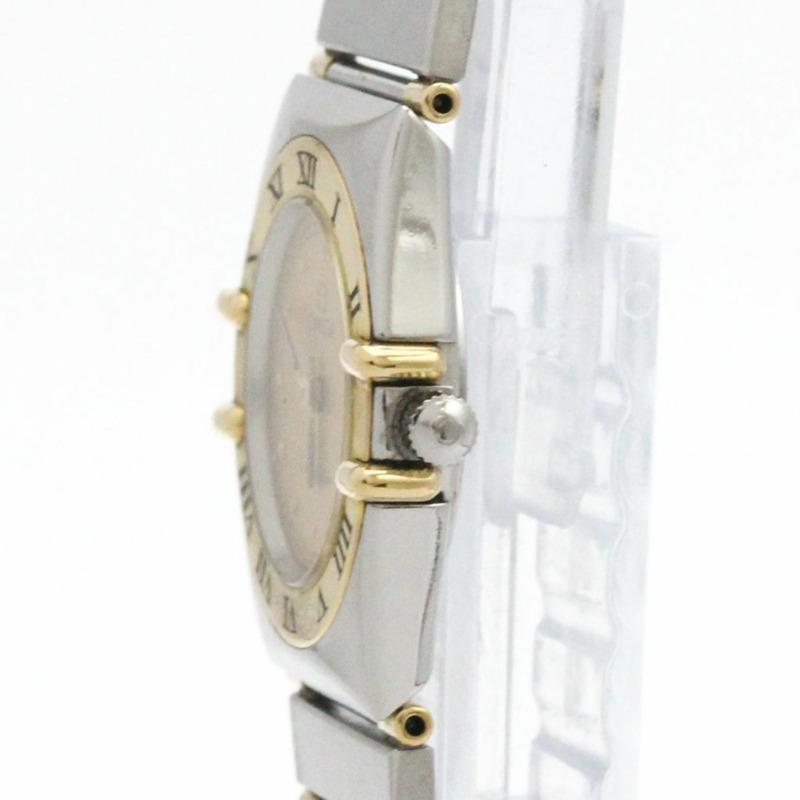 歐米茄星座系列18K金精鋼女錶795.1080拋光款-3