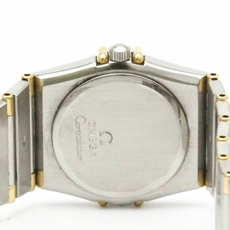 歐米茄星座系列18K金精鋼女錶795.1080拋光款-5