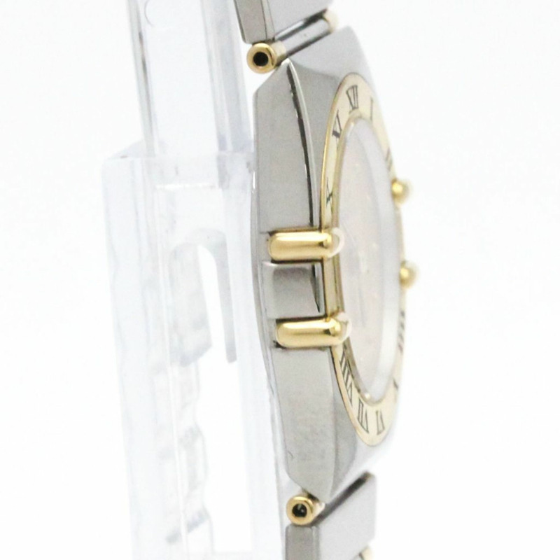 歐米茄星座系列18K金精鋼女錶795.1080拋光款-7