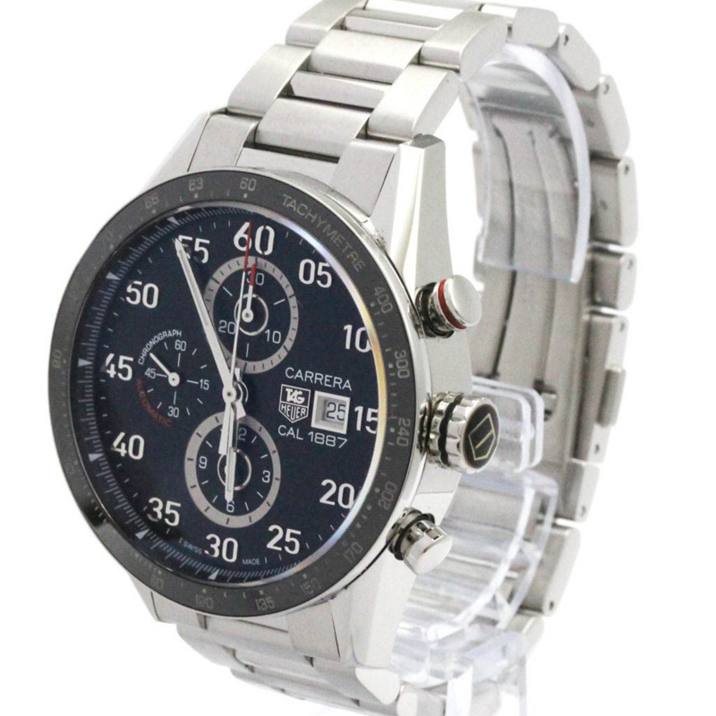 TAG HEUER 豪雅卡萊拉系列 Calibre 1887 計時碼錶 精鋼腕錶 CAR2A10 拋光款-1