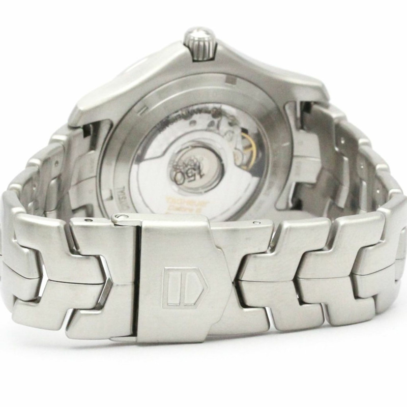 TAG HEUER 豪雅 Link 限量版黑色珍珠母貝精鋼腕錶 WJF211K 拋光-4