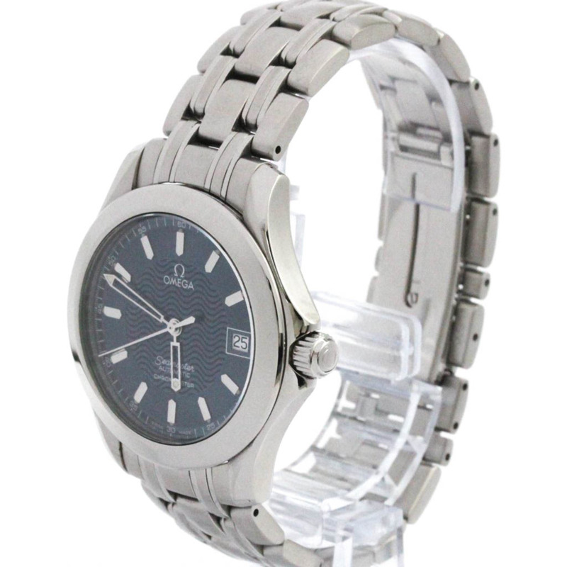 歐米茄海馬系列120公尺天文台認證自動男士腕錶 2501.81 拋光款-1