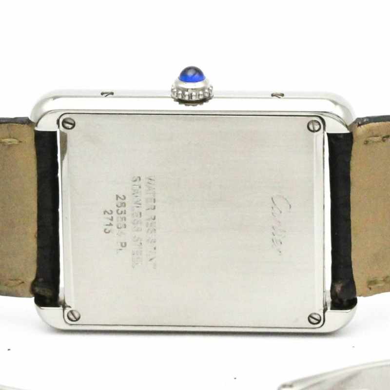 卡地亞 Tank Solo LM 精鋼石英男士腕錶 W1018355 拋光款-5