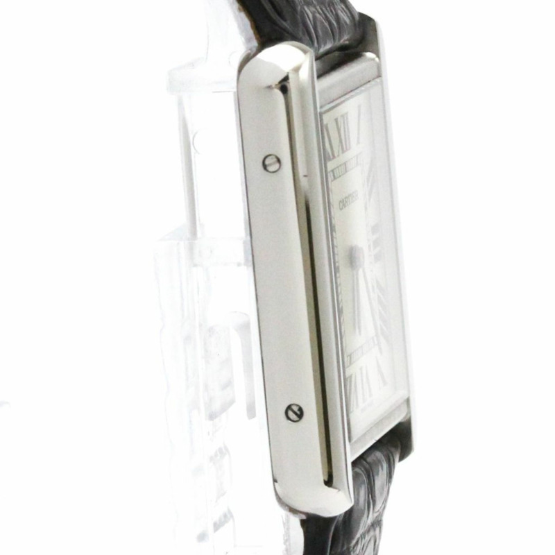 卡地亞 Tank Solo LM 精鋼石英男士腕錶 W1018355 拋光款-7