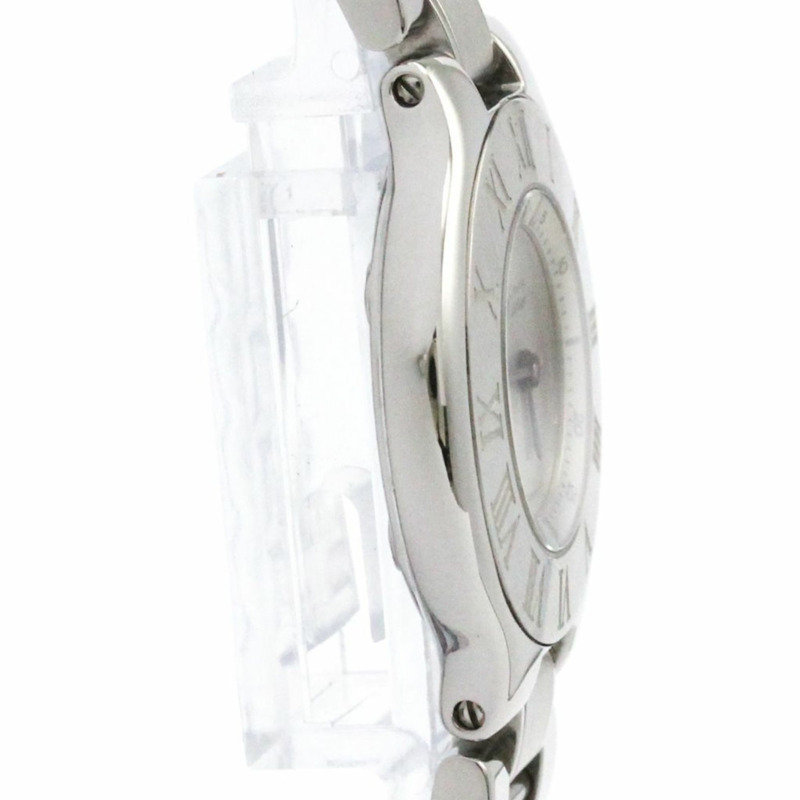 卡地亞 Must 21 不鏽鋼石英女士腕錶 W10109T2 拋光-8