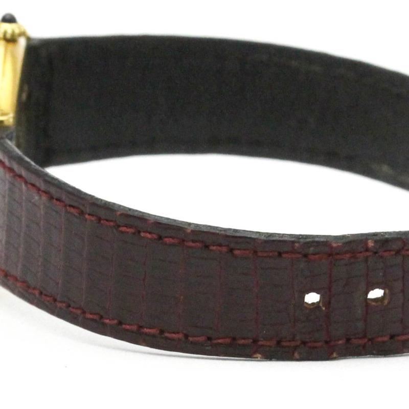 卡地亞 Must Vendome 鍍金石英女士腕錶-2