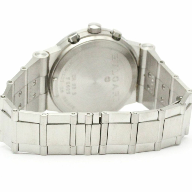 寶格麗 Diagono 計時碼錶精鋼石英男士腕錶 CH35S 拋光-4