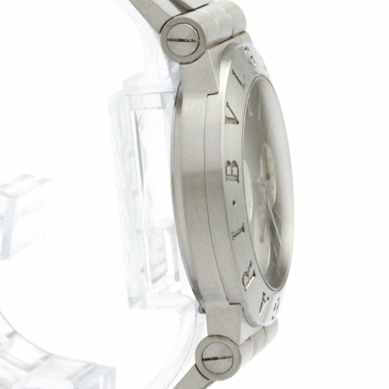 寶格麗 Diagono 計時碼錶精鋼石英男士腕錶 CH35S 拋光-8