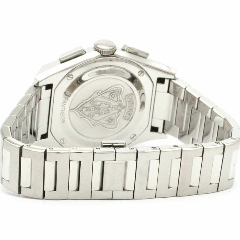GUCCI Pantheon 不銹鋼石英男士手錶 YA115235-4