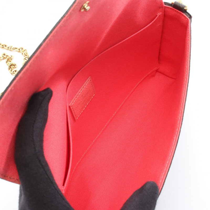 路易威登 Pochette Felicie Happy Bird 單肩包，PVC 塗層帆布和皮革，Monogram 圖案，女士款，棕色/多色，M62426-2