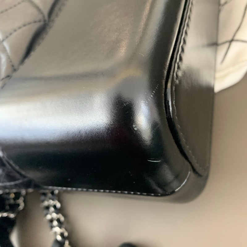 Chanel Gabrielle大號 黑色流浪包-9