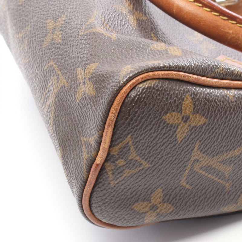 路易威登迷你 Speedy 單肩手提包 M41534 Monogram 帆布皮革二手-6