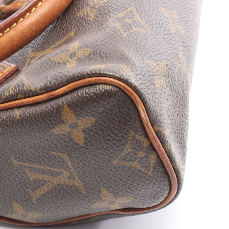 路易威登迷你 Speedy 單肩手提包 M41534 Monogram 帆布皮革二手-7