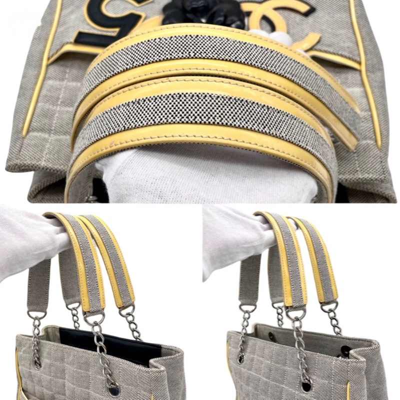 「JL 精品代購」9新 Chanel 香奈兒 山茶花 N5托特包-5