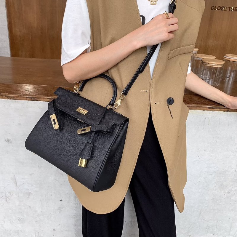 HERMES Kelly 28 - 黑金 T-1