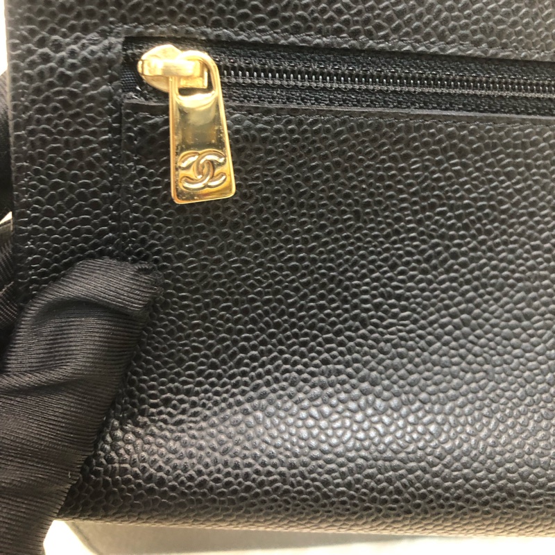 Chanel 荔枝牛皮中長夾 XB821-8