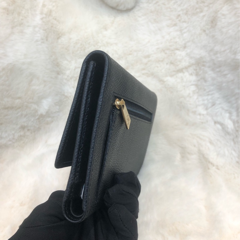 Chanel 荔枝牛皮中長夾 XB821-9