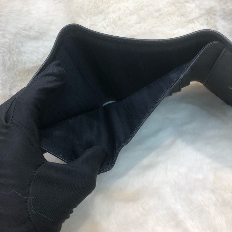 Chanel 荔枝牛皮中長夾 XB821-15