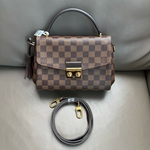 Lv 路易威登 Croisette棋盤格流蘇郵差包