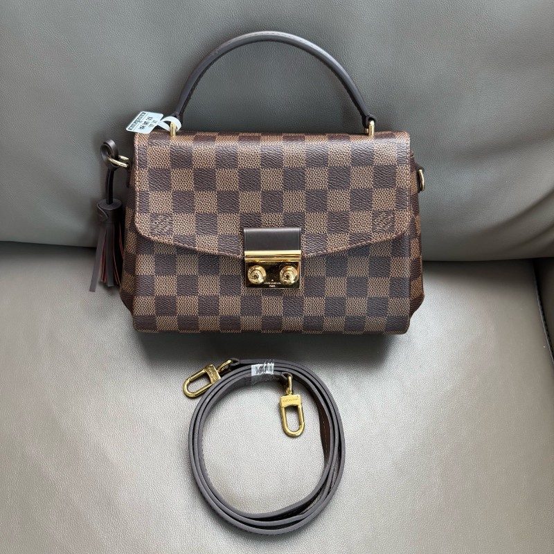 Lv 路易威登 Croisette棋盤格流蘇郵差包-0