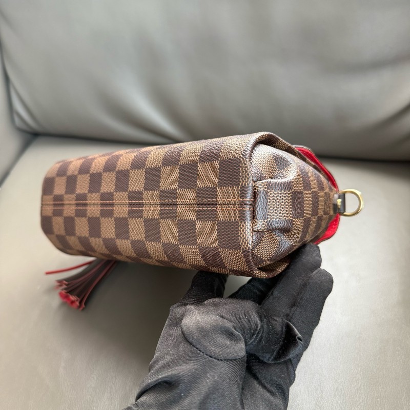 Lv 路易威登 Croisette棋盤格流蘇郵差包-5