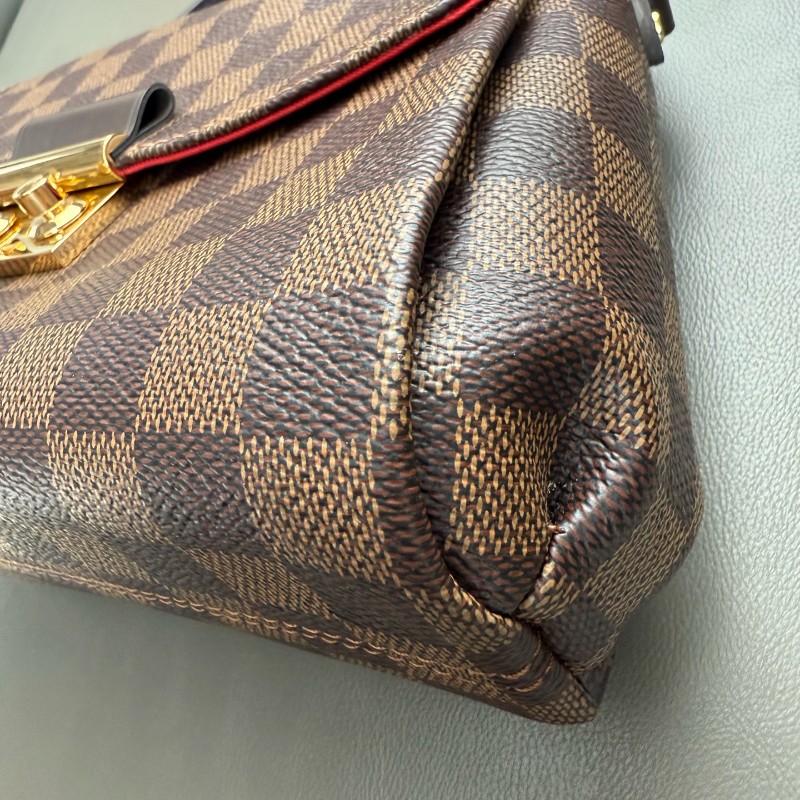 Lv 路易威登 Croisette棋盤格流蘇郵差包-10