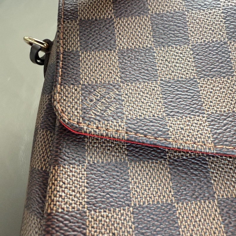 Lv 路易威登 Croisette棋盤格流蘇郵差包-15