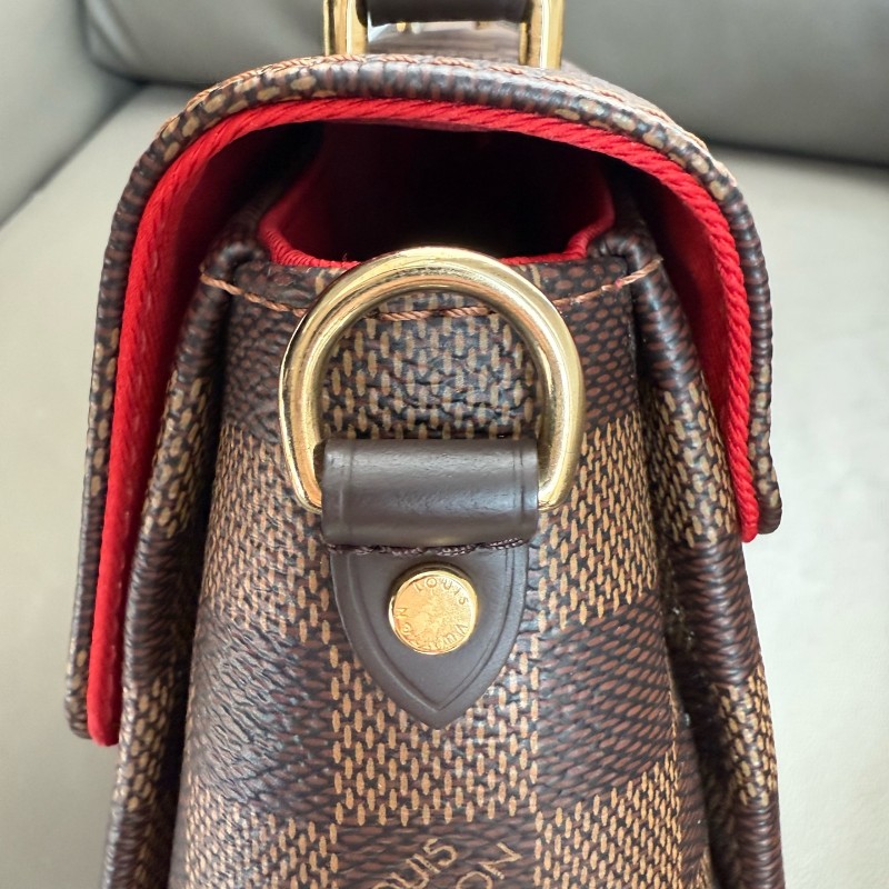 Lv 路易威登 Croisette棋盤格流蘇郵差包-19