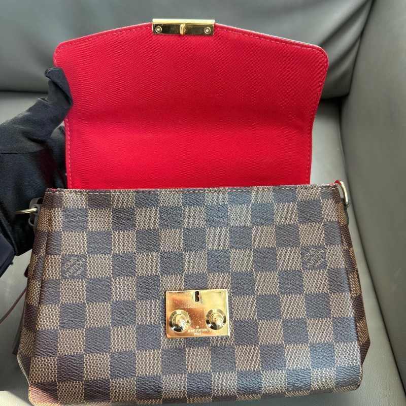 Lv 路易威登 Croisette棋盤格流蘇郵差包-20