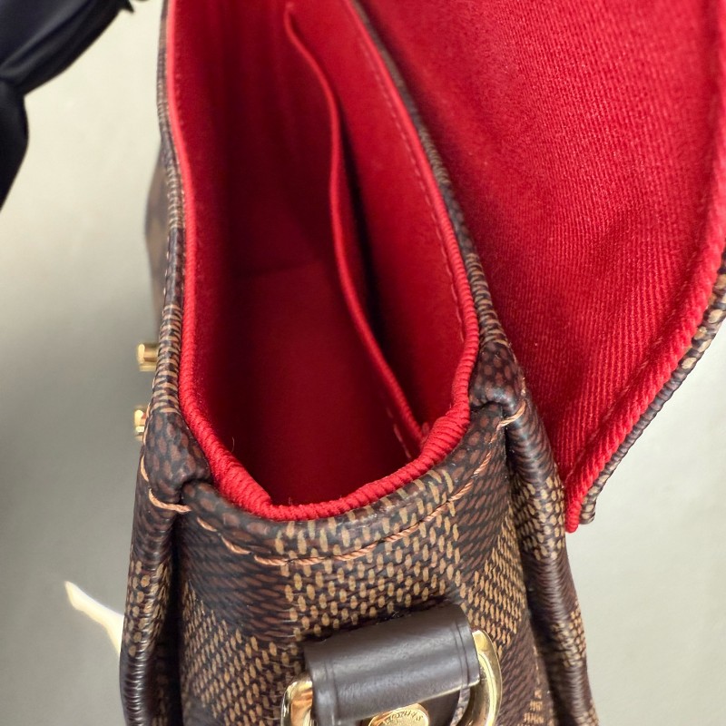 Lv 路易威登 Croisette棋盤格流蘇郵差包-22