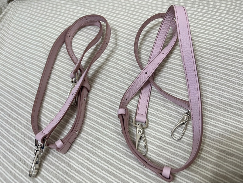 tods 櫻花粉色荔枝皮中號 wave 大嘴包-12