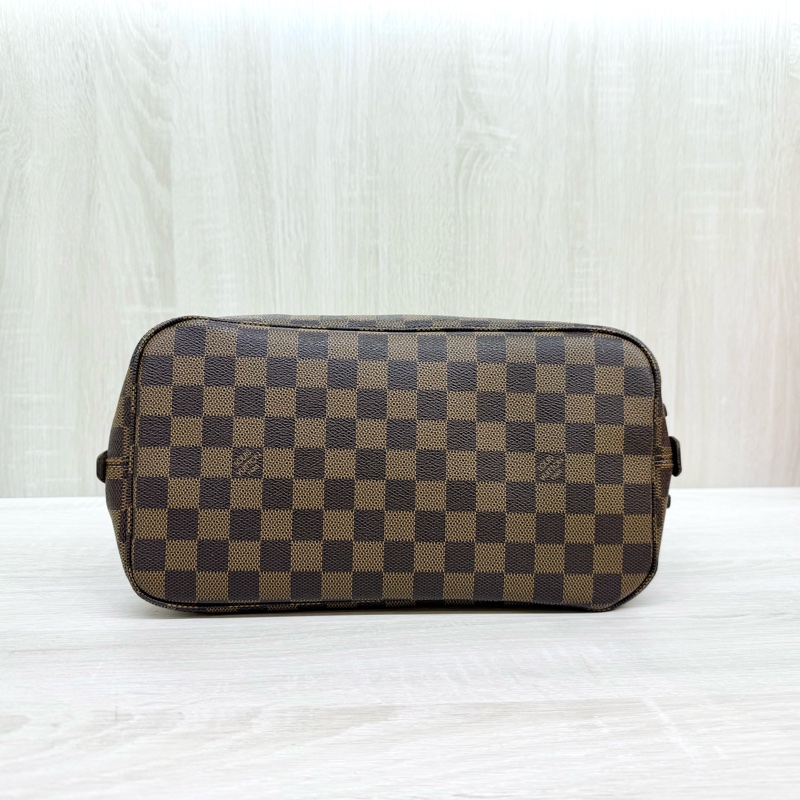 LV咖啡棋盤格cabas rivington側雙拉鍊托特包N41108-4