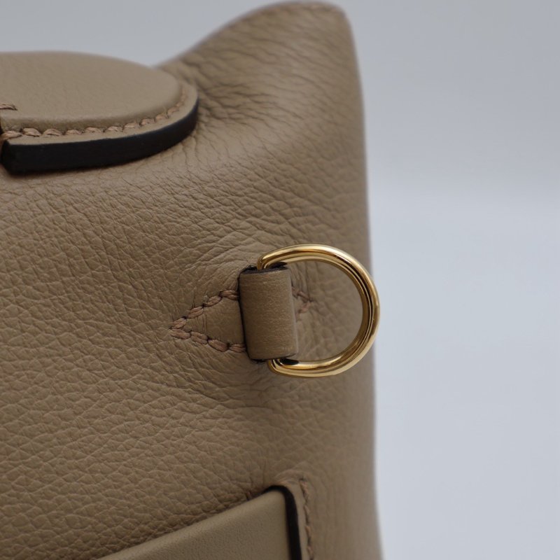 HERMES Mini 24/24 - 馬爾法米拚霧霾灰香檳金 W-6