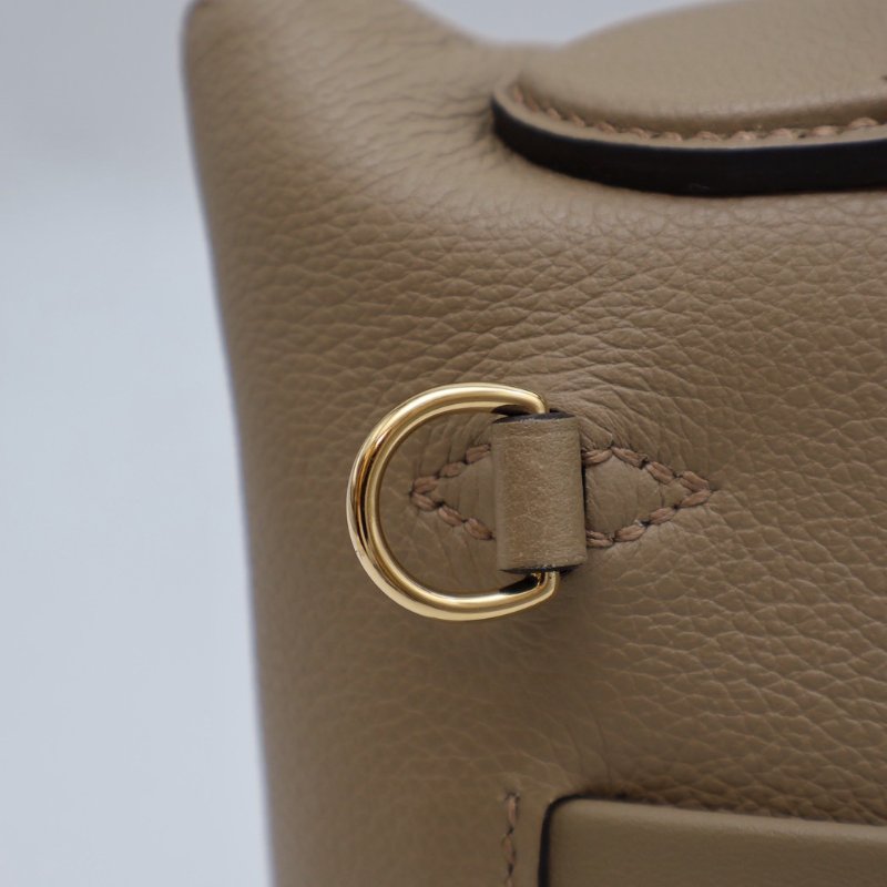 HERMES Mini 24/24 - 馬爾法米拚霧霾灰香檳金 W-7