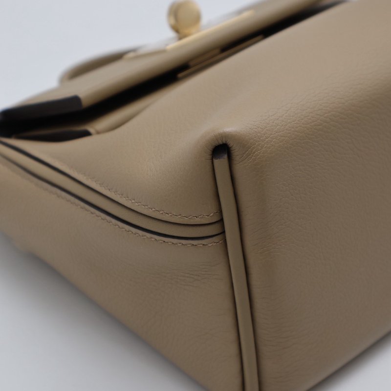 HERMES Mini 24/24 - 馬爾法米拚霧霾灰香檳金 W-9