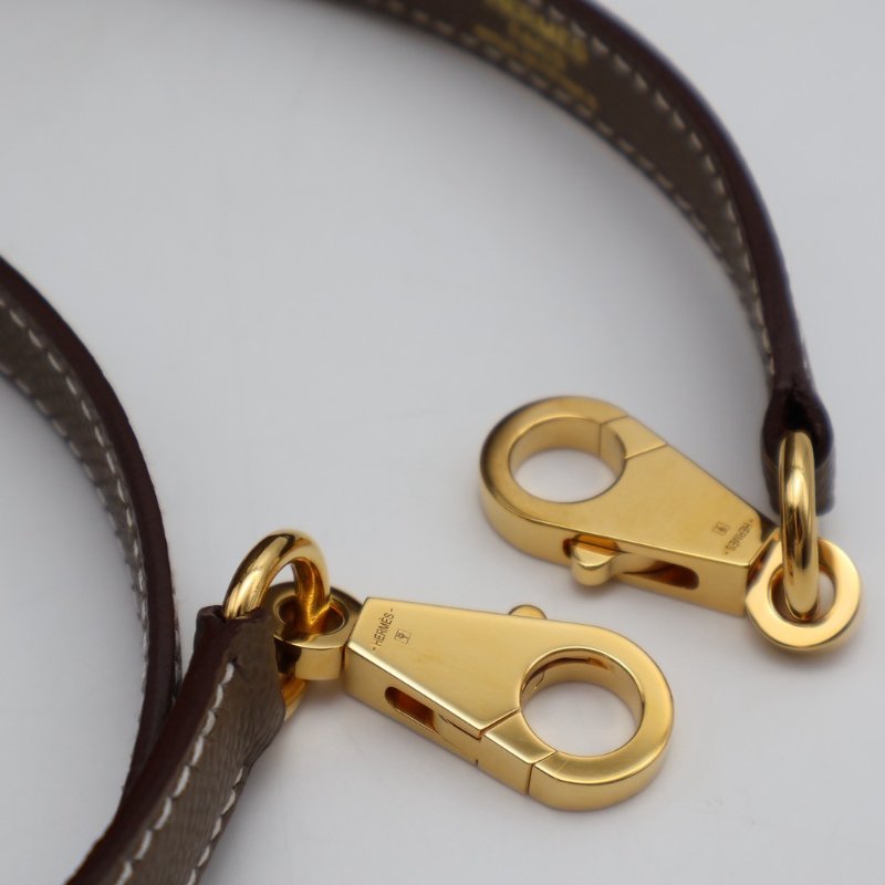 HERMES Bolide 25 - 灰金 W-5