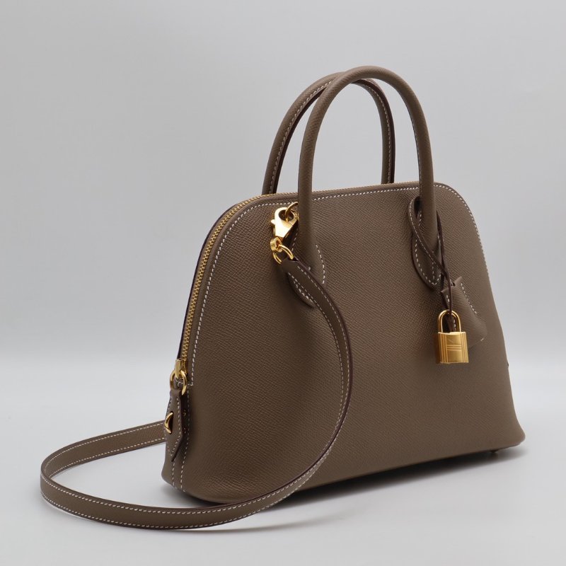 HERMES Bolide 25 - 灰金 W-10