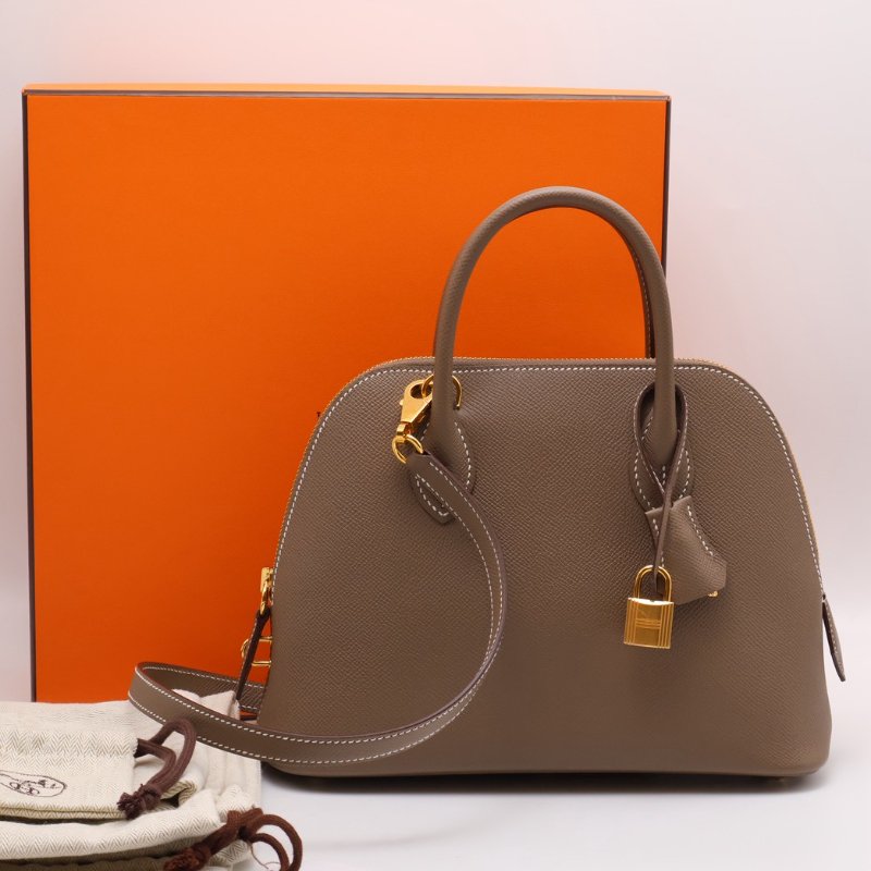 HERMES Bolide 25 - 灰金 W-12