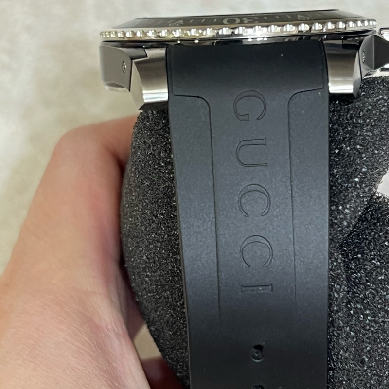 GUCCI Dive 200米潛水紳士橡膠款(YA136204A)x45mm-2
