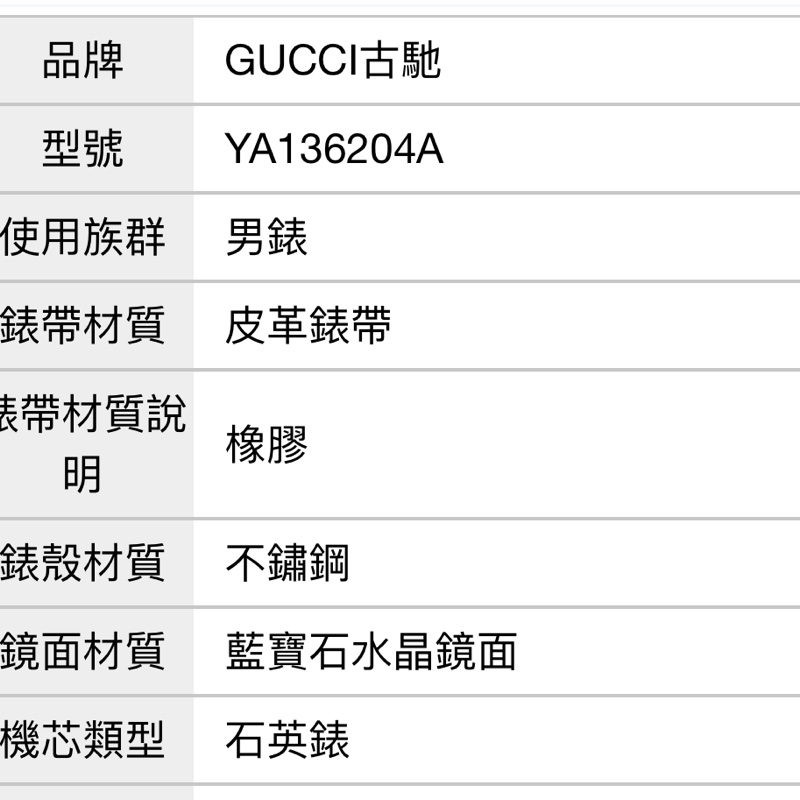 GUCCI Dive 200米潛水紳士橡膠款(YA136204A)x45mm-16