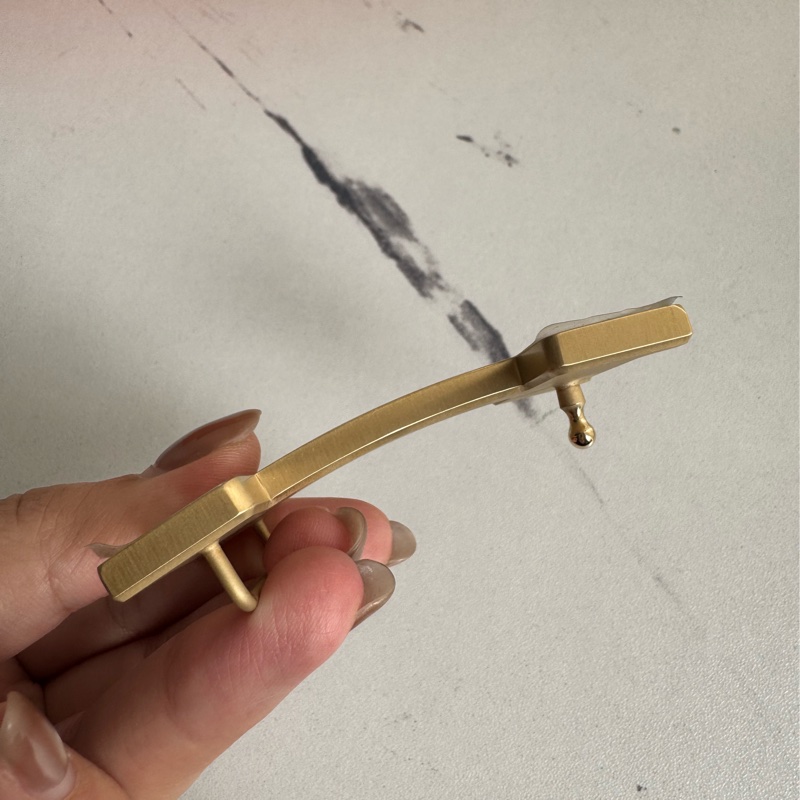 Hermes黑/灰雙面金大H皮帶110公分-3