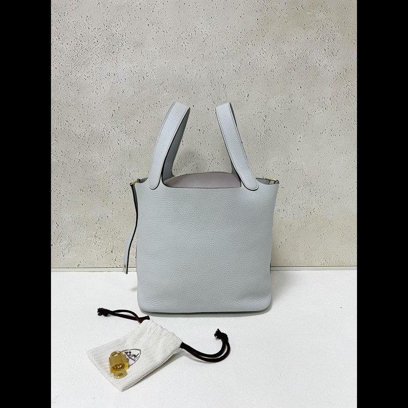 Hermes picotin 22
菜籃子 聖杯藍 金扣-0