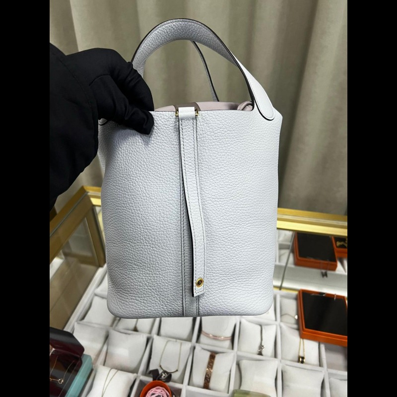 Hermes picotin 22
菜籃子 聖杯藍 金扣-3