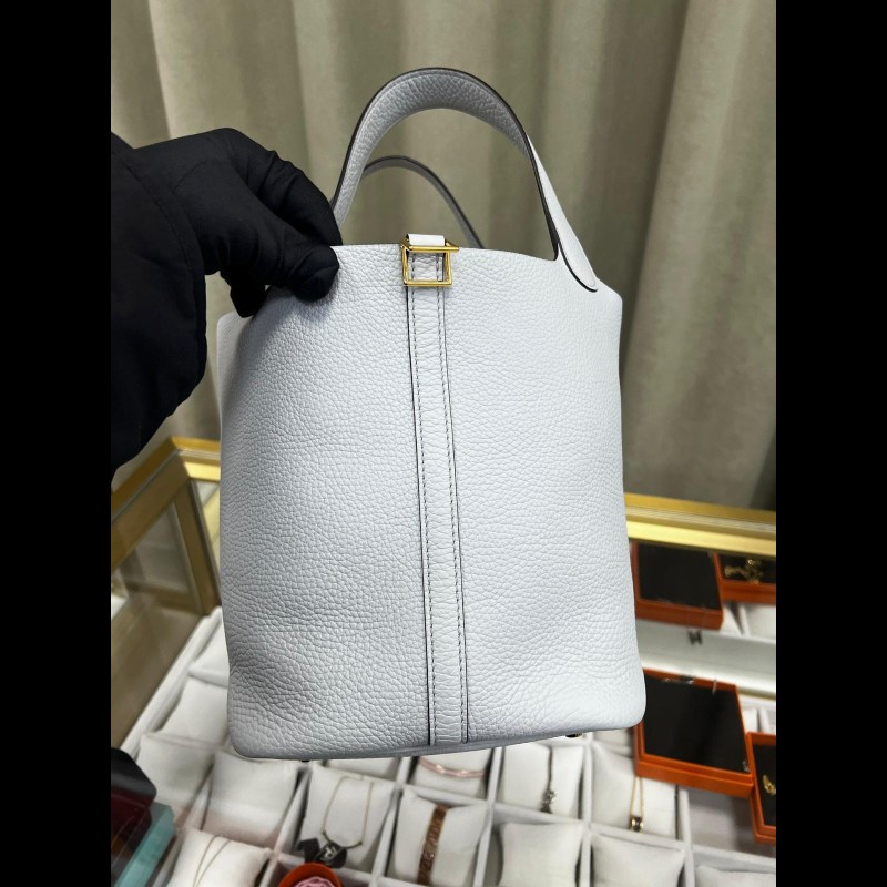 Hermes picotin 22
菜籃子 聖杯藍 金扣-4