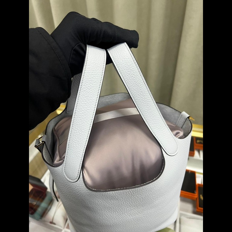 Hermes picotin 22
菜籃子 聖杯藍 金扣-7