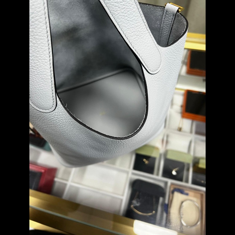 Hermes picotin 22
菜籃子 聖杯藍 金扣-12
